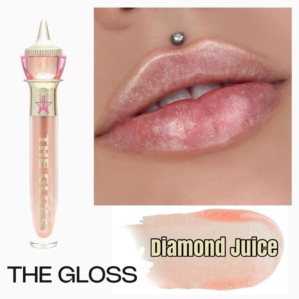 Diamond Juice • Jeffree Star Cosmetics The Gloss • New in Box 4.5 ml/0.15 fl oz.
